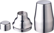 Krumble Cocktailshaker 350ml chroom RVS / Makkelijk cocktails maken met deze 3-delige shaker - Chroom