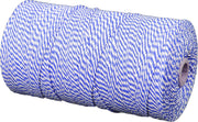 Katoenkoord - Blauw Wit - Touw - spoel 100gr - 130 mtr - dikte 1