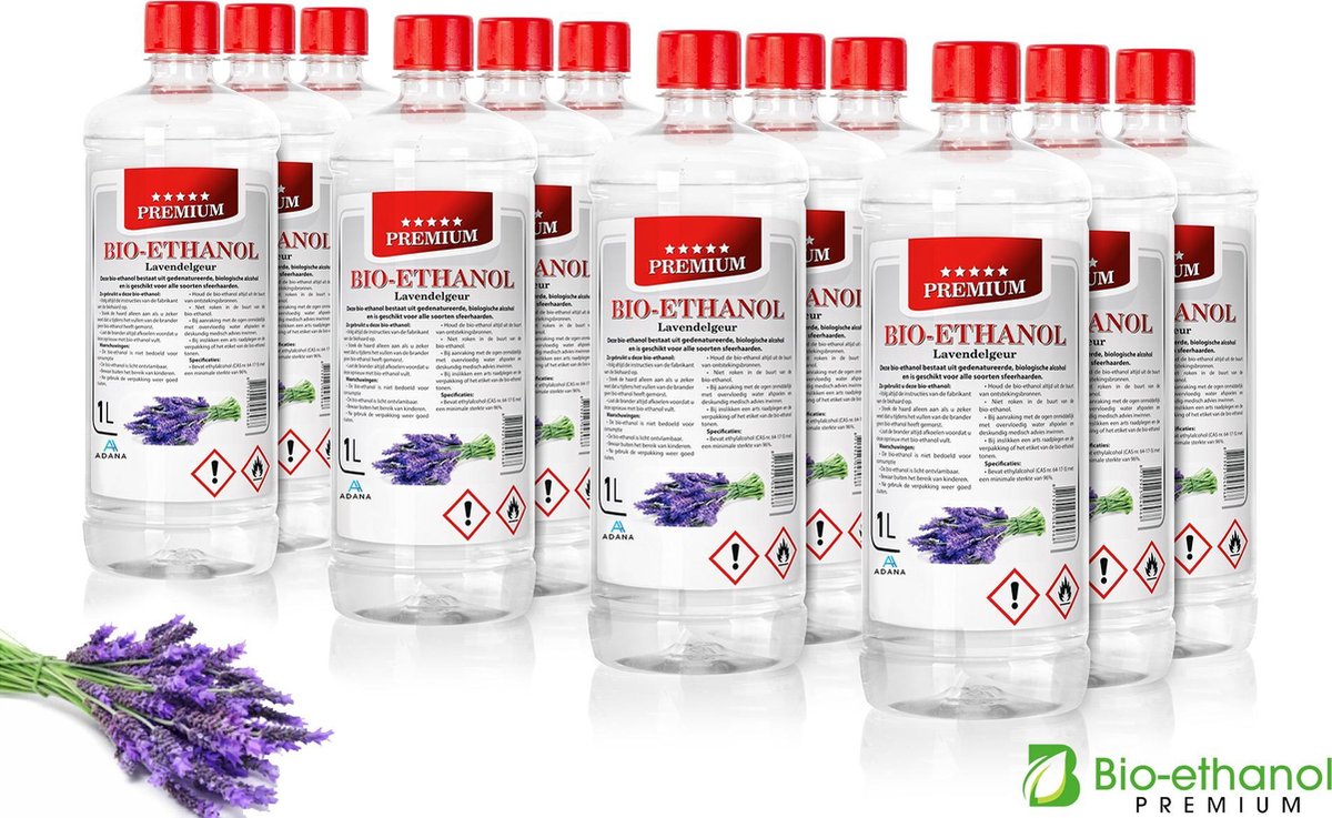 Adana- Bio-Ethanol met Lavendelgeur -PREMIUM- bioethanol  96