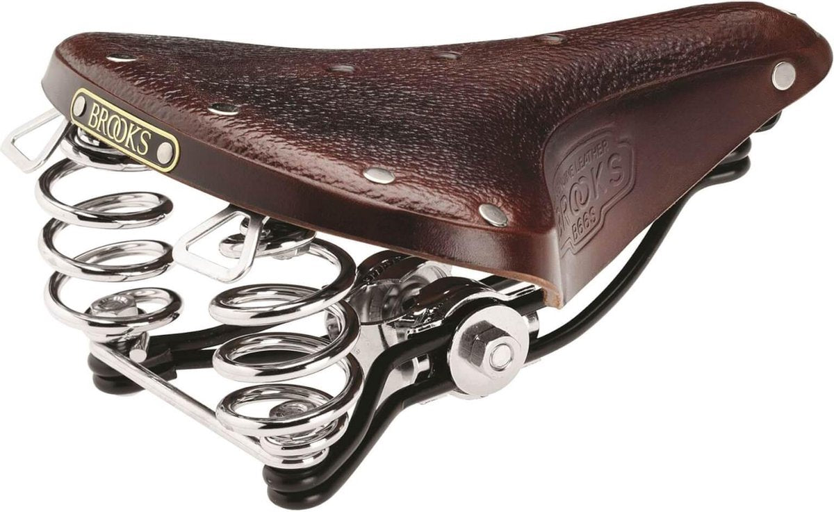 Brooks B66S - Fietszadel - Zwart