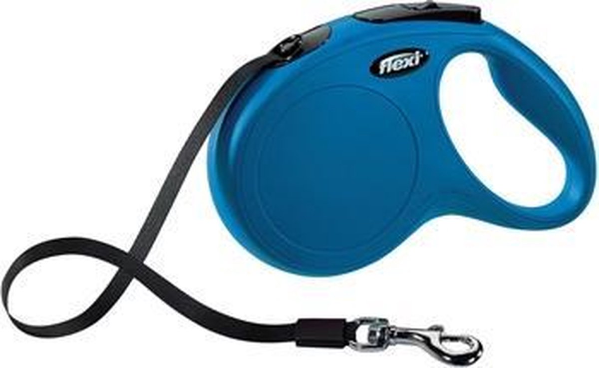 Flexi rollijn classic tape blauw - m 5 mtr - 1 stuks