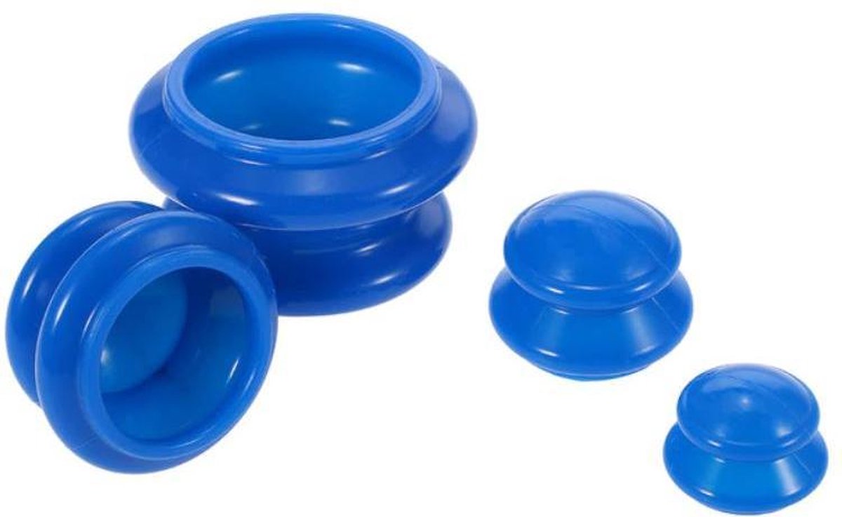 New Age Devi - 4 delige Set Cellulitis Cups - Cupping therapie - Massagehulpmiddel