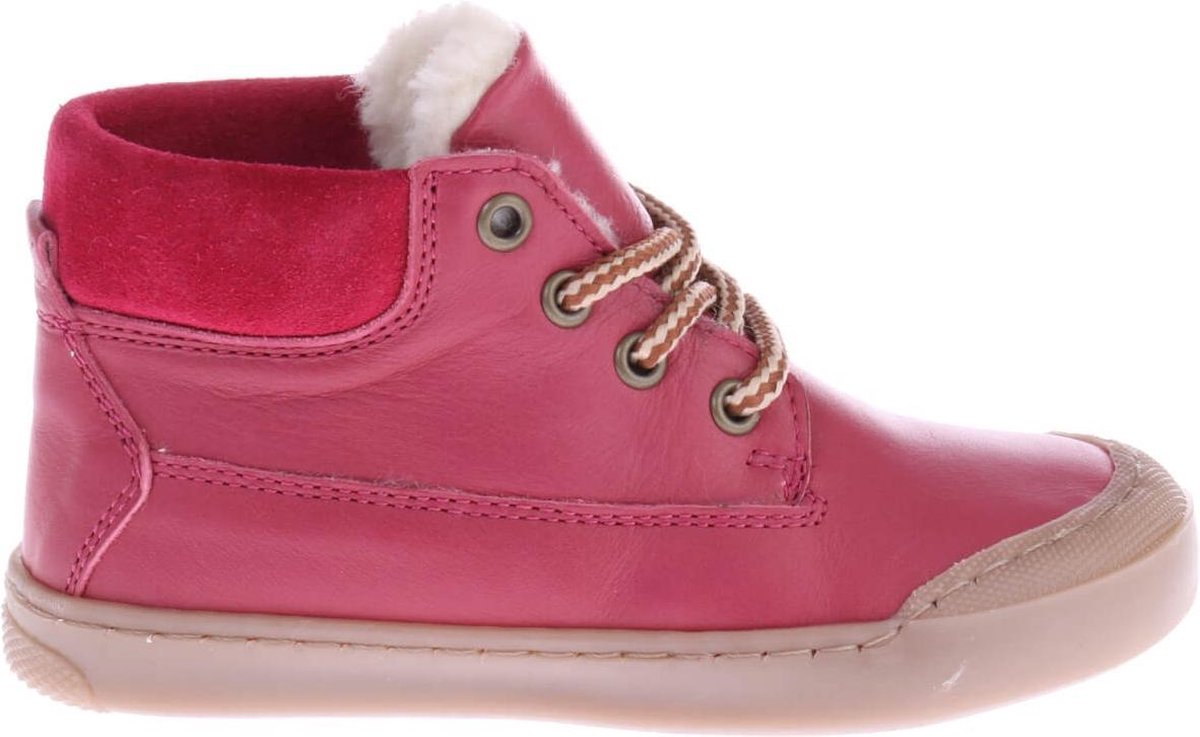 Pinocchio P2188 Gevoerde Veterboots Roze - Maat 26