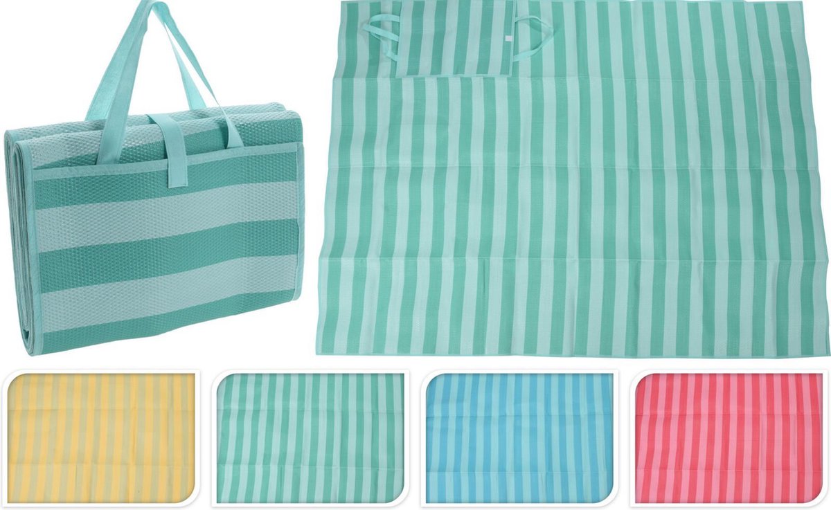 L28 Strandmat PP 200x150 cm 4 ass