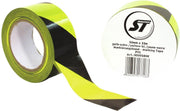 ACCESSORY afzetlint geel zwart - markeerlint - 33 meter - 50 mm