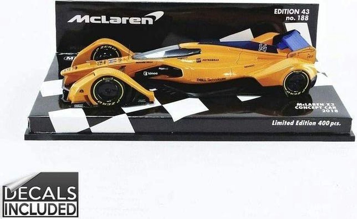 McLaren X2 Concept Car 2018 - 1:43 - Minichamps