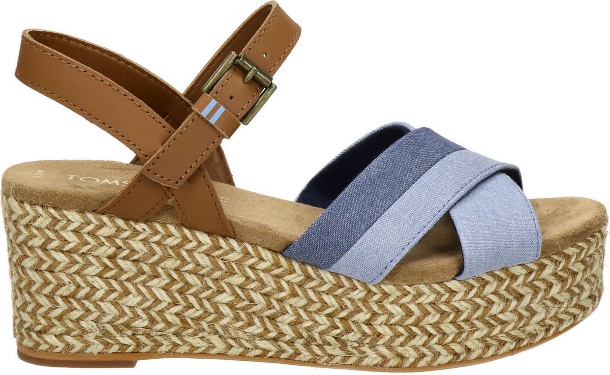 Toms Willow Dames Wedge - Navy - Maat 36