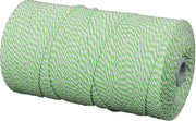 Katoenkoord - Groen Wit - Touw - spoel 100gr - 130 mtr - dikte 1