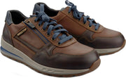 Mephisto BRADLEY heren sneakers - donkerbruin - maat 47.5