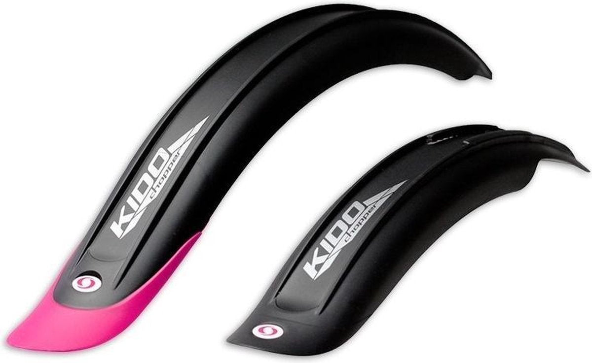 Simpla Spatbordenset Kido Short 20 Inch Zwart/roze