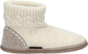 Giesswein FREIBURG - Volwassenen Dames pantoffels - Kleur: Wit/beige - Maat: 36