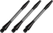 Abbey Darts Shafts Aluminium - Zwart