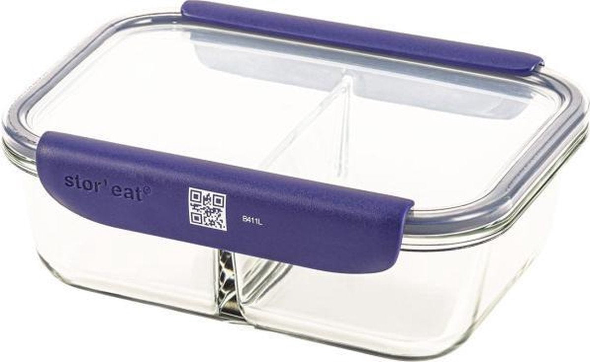 Glazen Vershouddoos met Compartiment - 1450 ml - Stor'eat - Mastrad