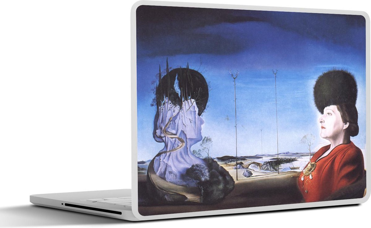 Laptop sticker - 10.1 inch -  Isabel Styler-Tas - Schilderij van Salvador Dali