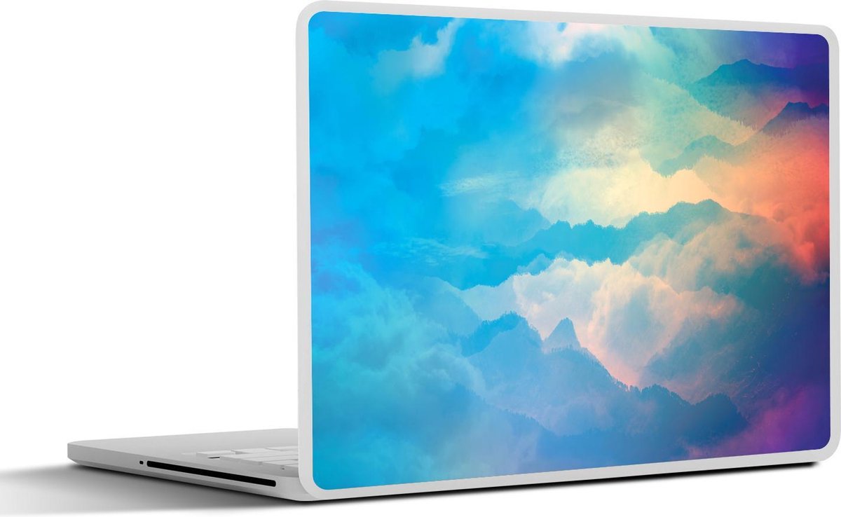 Laptop sticker - 10.1 inch - Abstracte Lucht