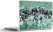 Laptop sticker - 10.1 inch - Abstracte Golfbreker