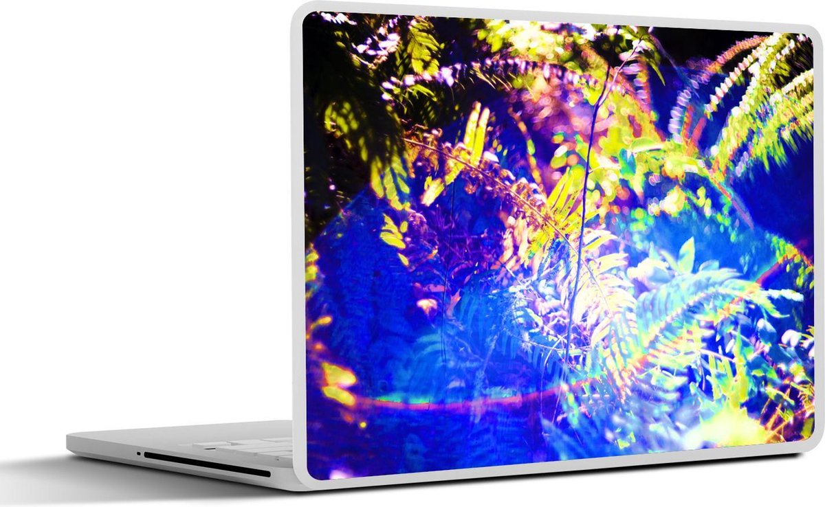 Laptop sticker - 10.1 inch - Abstracte varen in de zon