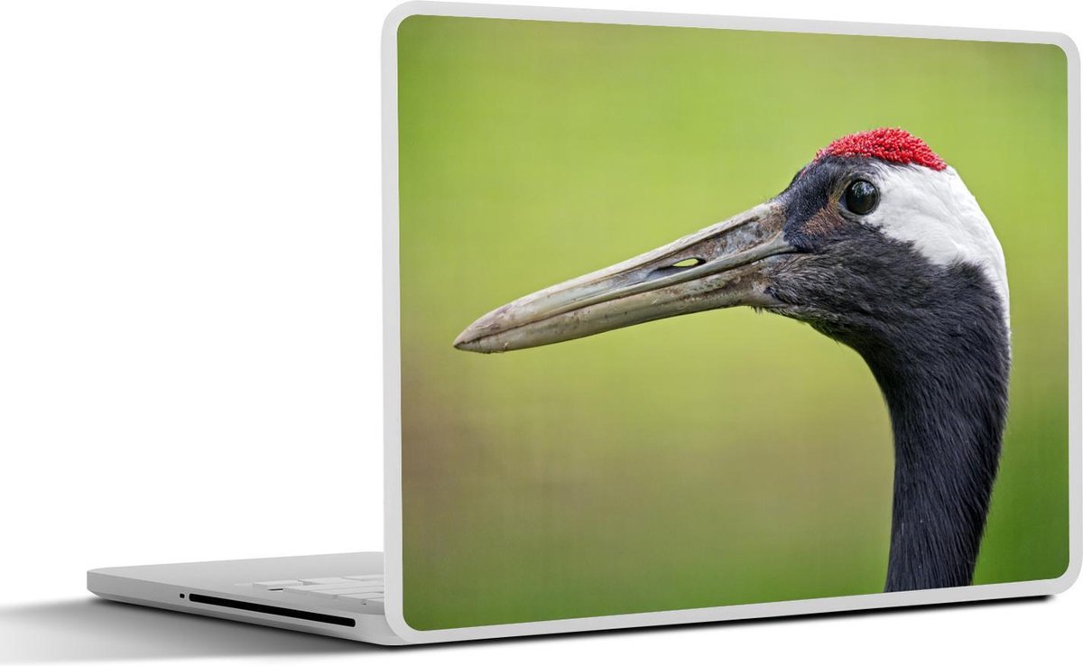 Laptop sticker - 10.1 inch -  een Chinese kraanvogel