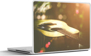 Laptop sticker - 10.1 inch - Abstract  een akoestische gitaar