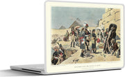 Laptop sticker - 10.1 inch - Illustratie van Napoleon Bonaparte die in Egypte staat