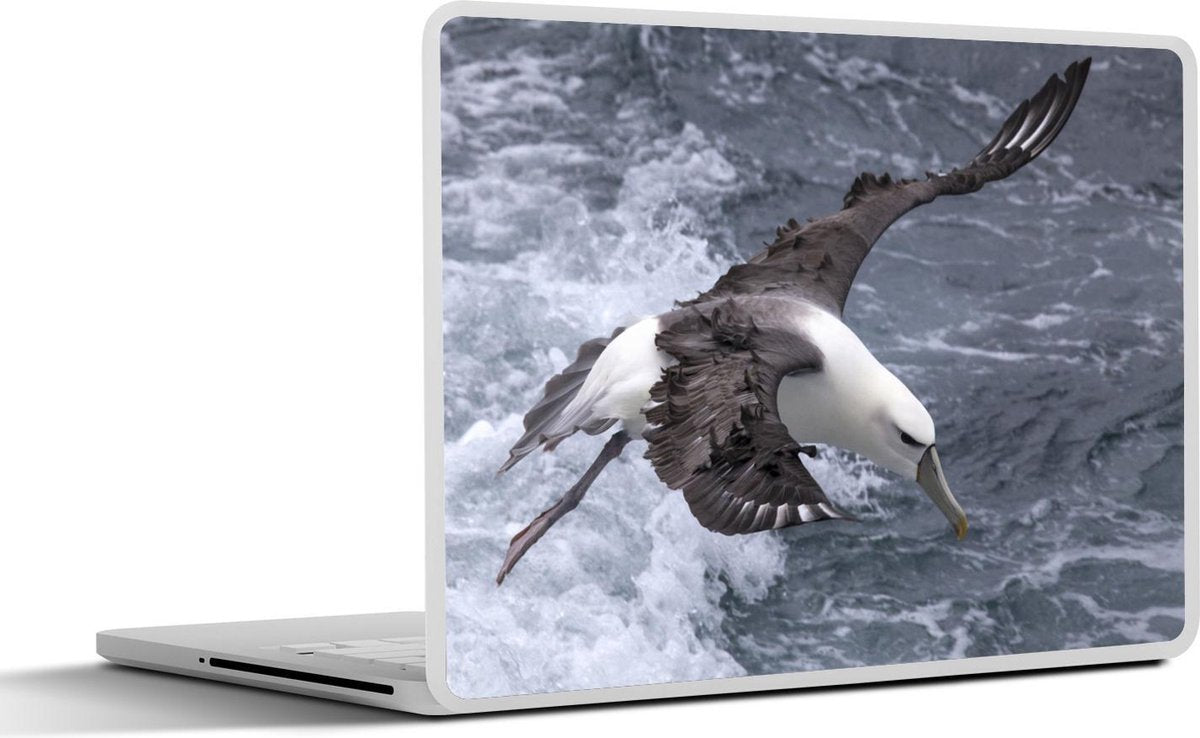 Laptop sticker - 10.1 inch - Albatros op zoek naar een prooi