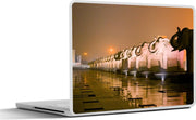Laptop sticker - 10.1 inch - Ambedkar-gedenkteken tijdens de schemering bij Lucknow in India