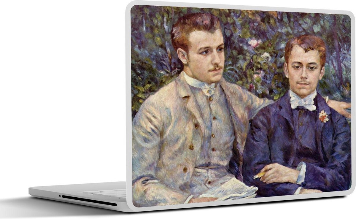 Laptop sticker - 10.1 inch -  Charles en Georges Durand-Ruel - Schilderij van Pierre-Auguste Renoir