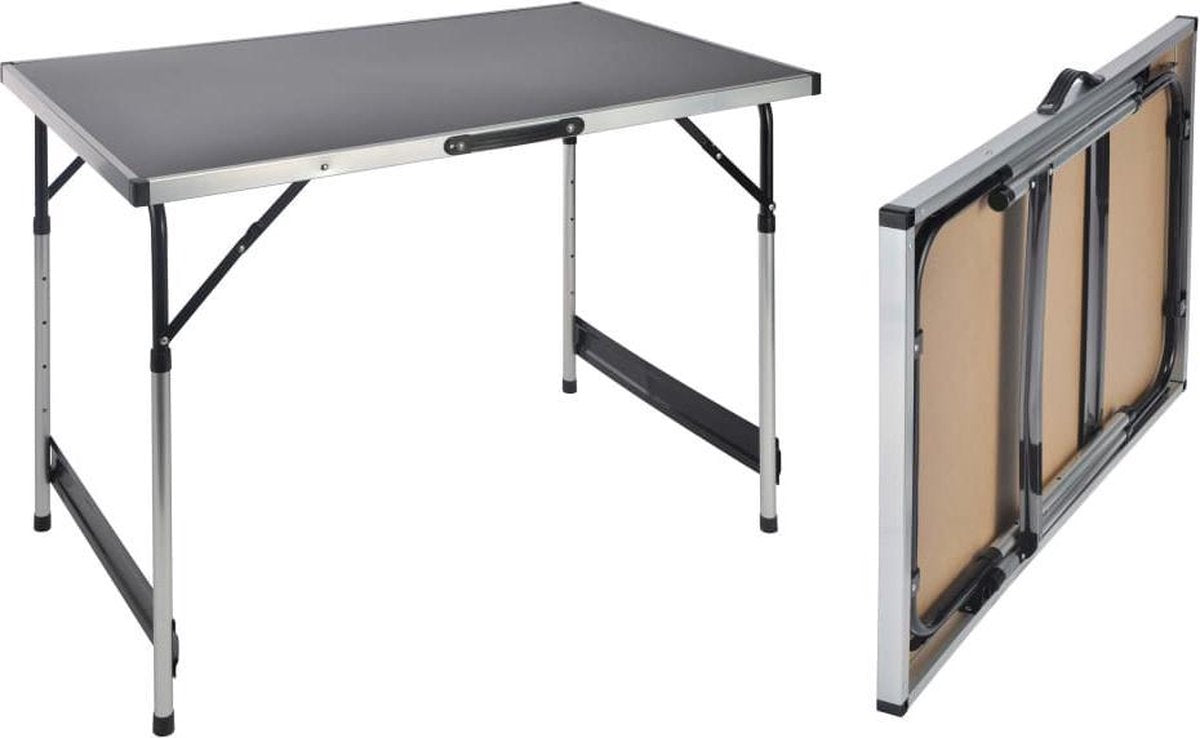 Opvouwbare Campingtafel - 100 x 60 x 37-94 cm