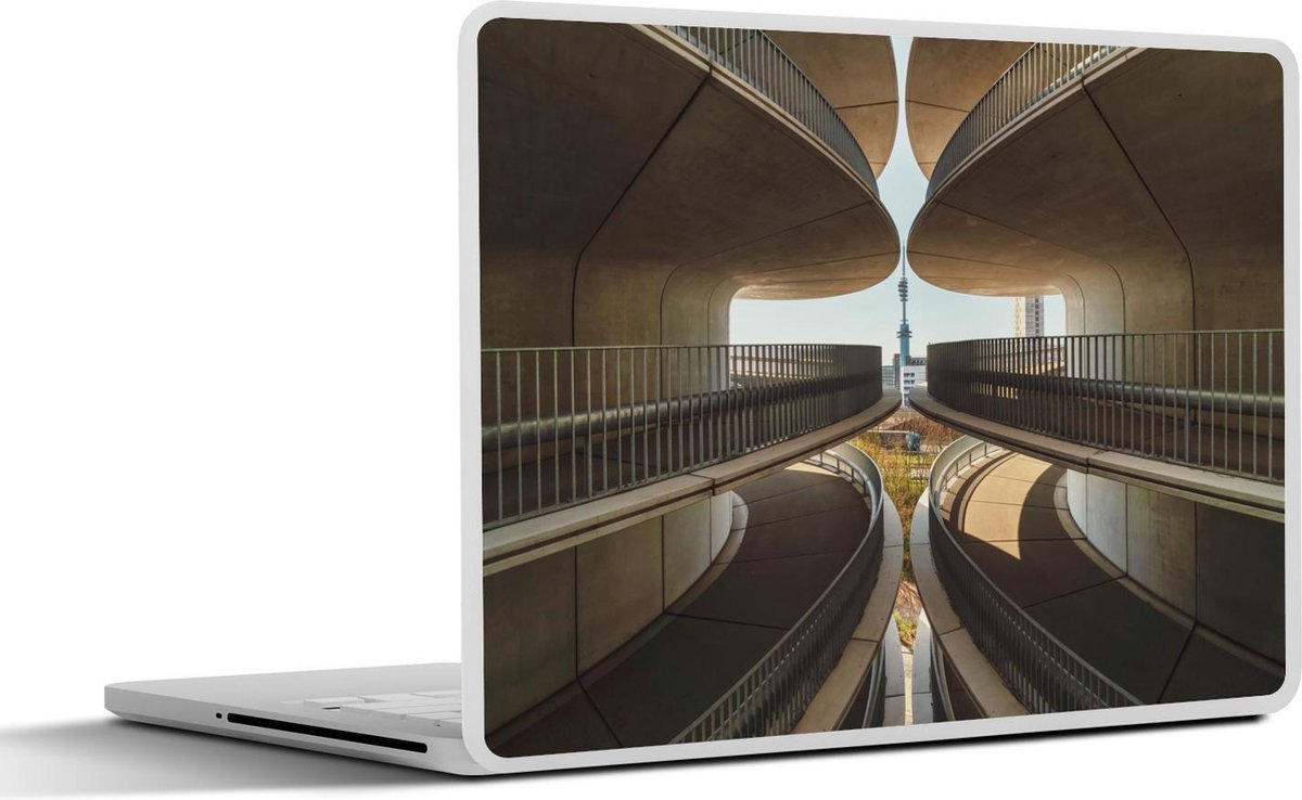 Laptop sticker - 10.1 inch - Amsterdam - Parkeergarage - Architectuur