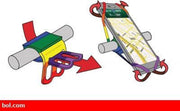 OTG strap multicolor telefoonhouder