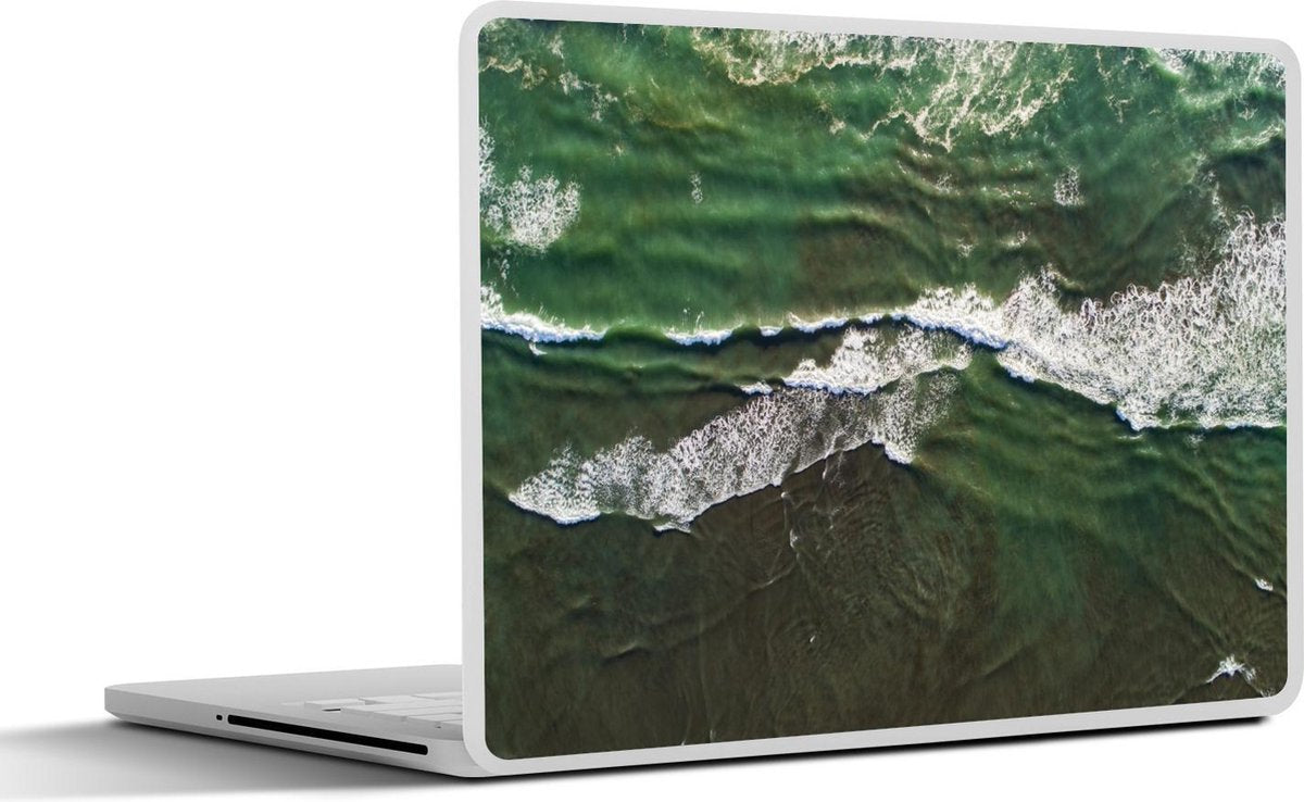 Laptop sticker - 10.1 inch - Abstracte zee bij Auckland