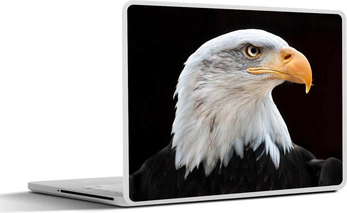 Laptop sticker - 10.1 inch - Adelaar close-up foto