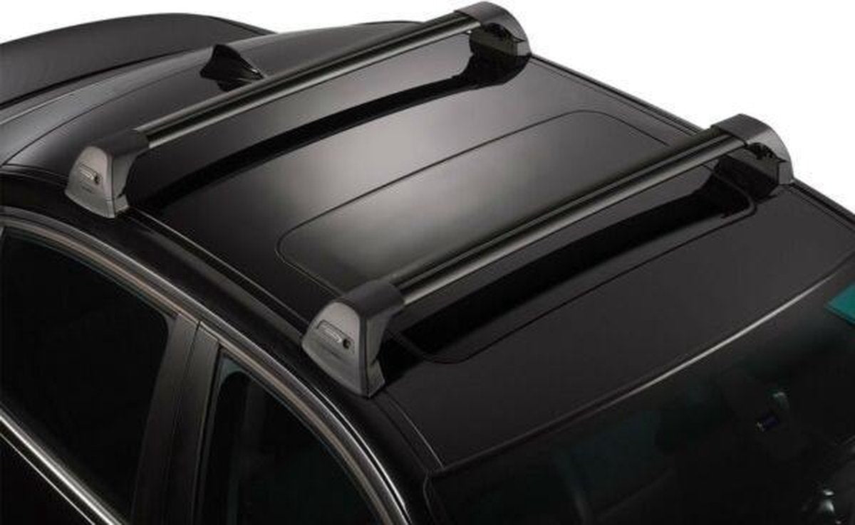 Tesla Model S Dakdrager Zwart juni 2015 - heden Yakima Whispbar Flush Auto Exterieur Accessoires