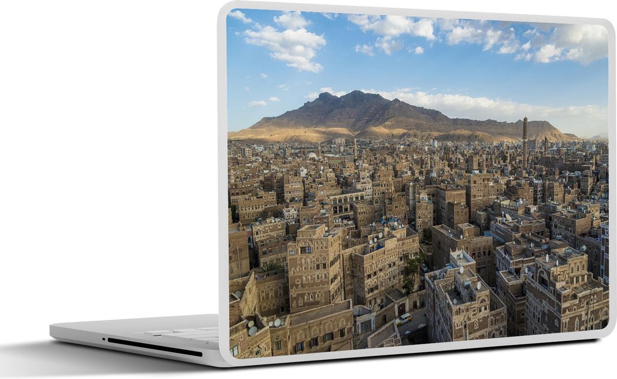 Laptop sticker - 10.1 inch - Jabal an Nabi Shu'ayb bergen achter Sanaa in Jemen
