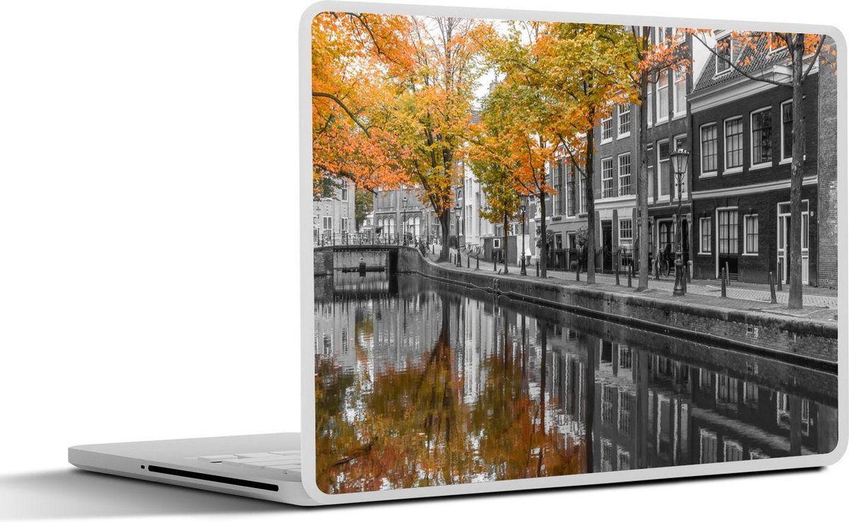 Laptop sticker - 10.1 inch - Impressie van de Prinsengracht in Amsterdam