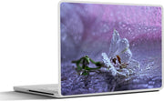 Laptop sticker - 10.1 inch - Incalelie op een paarse achtergrond