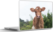 Laptop sticker - 10.1 inch -  een bruin kalf