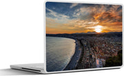 Laptop sticker - 10.1 inch - Adembenemende lucht boven Nice in Frankrijk