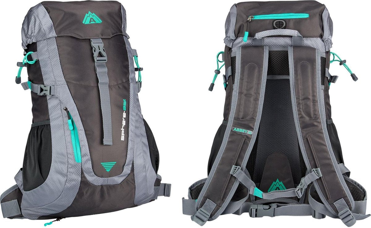 Abbey Backpack - Unisex - grijs/groen