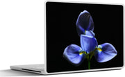 Laptop sticker - 10.1 inch - Iris voor zwarte achtergrond