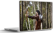 Laptop sticker - 10.1 inch - Jagende vrouw boogschieten