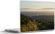 Laptop sticker - 10.1 inch - Afbeelding van siliciumvallei na zonsopgang in San José