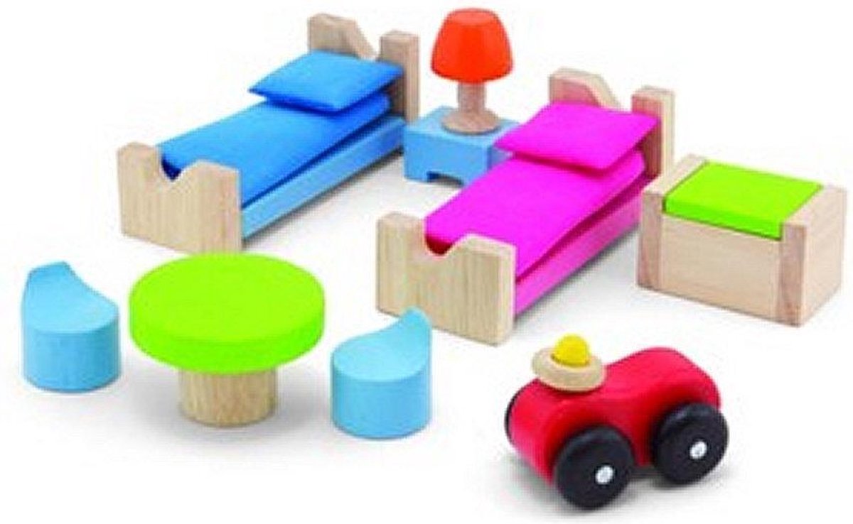 Pintoy Kinderkamer voor poppenhuis star loft