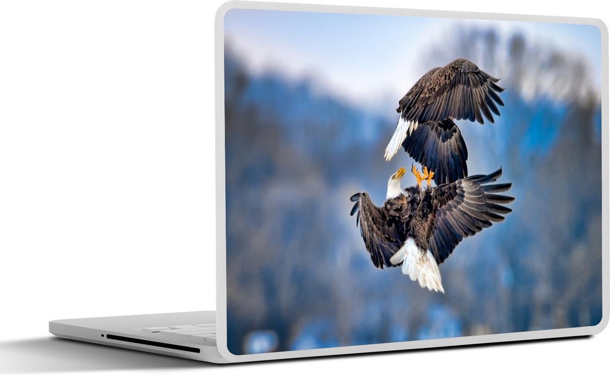 Laptop sticker - 10.1 inch - Adelaars in interactie