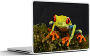 Laptop sticker - 10.1 inch -  een boomkikker bij nacht