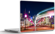 Laptop sticker - 10.1 inch - Actieve nachtfoto van Sydney centraal in Australië