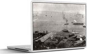 Laptop sticker - 10.1 inch - Illustratie van Ellis Island in New York