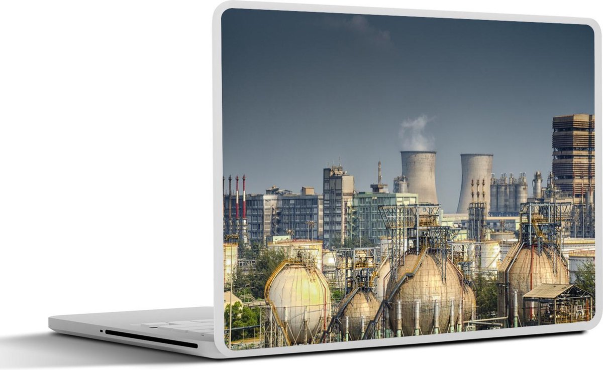 Laptop sticker - 10.1 inch - Industriële fabrieken in Sūrat