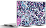 Laptop sticker - 10.1 inch - Illustratie van een Rome in mozaïekstijl
