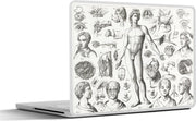 Laptop sticker - 10.1 inch - Illustraties van verschillende chirurgische ingrepen